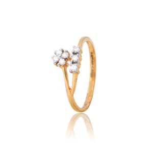 916 Gold Fancy Diamond Ring