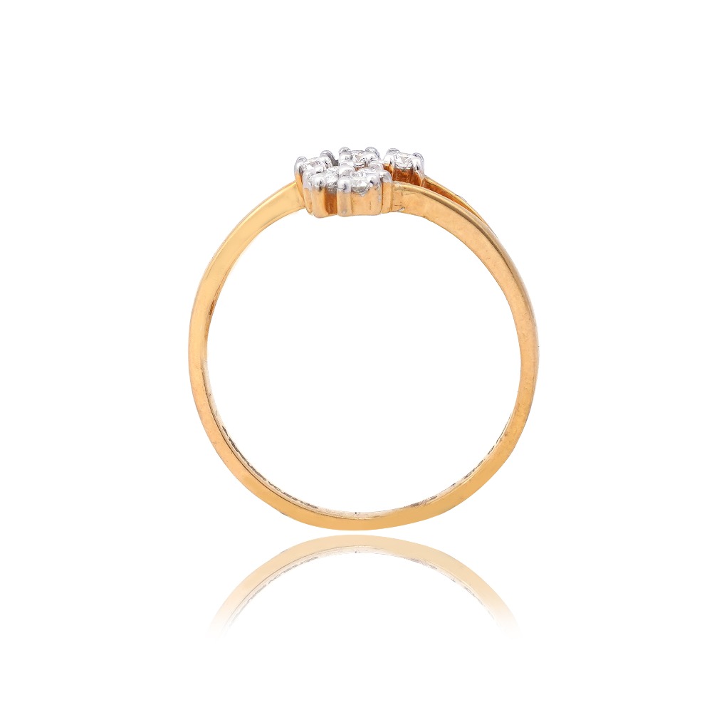 916 Gold Fancy Diamond Ring - Image 3