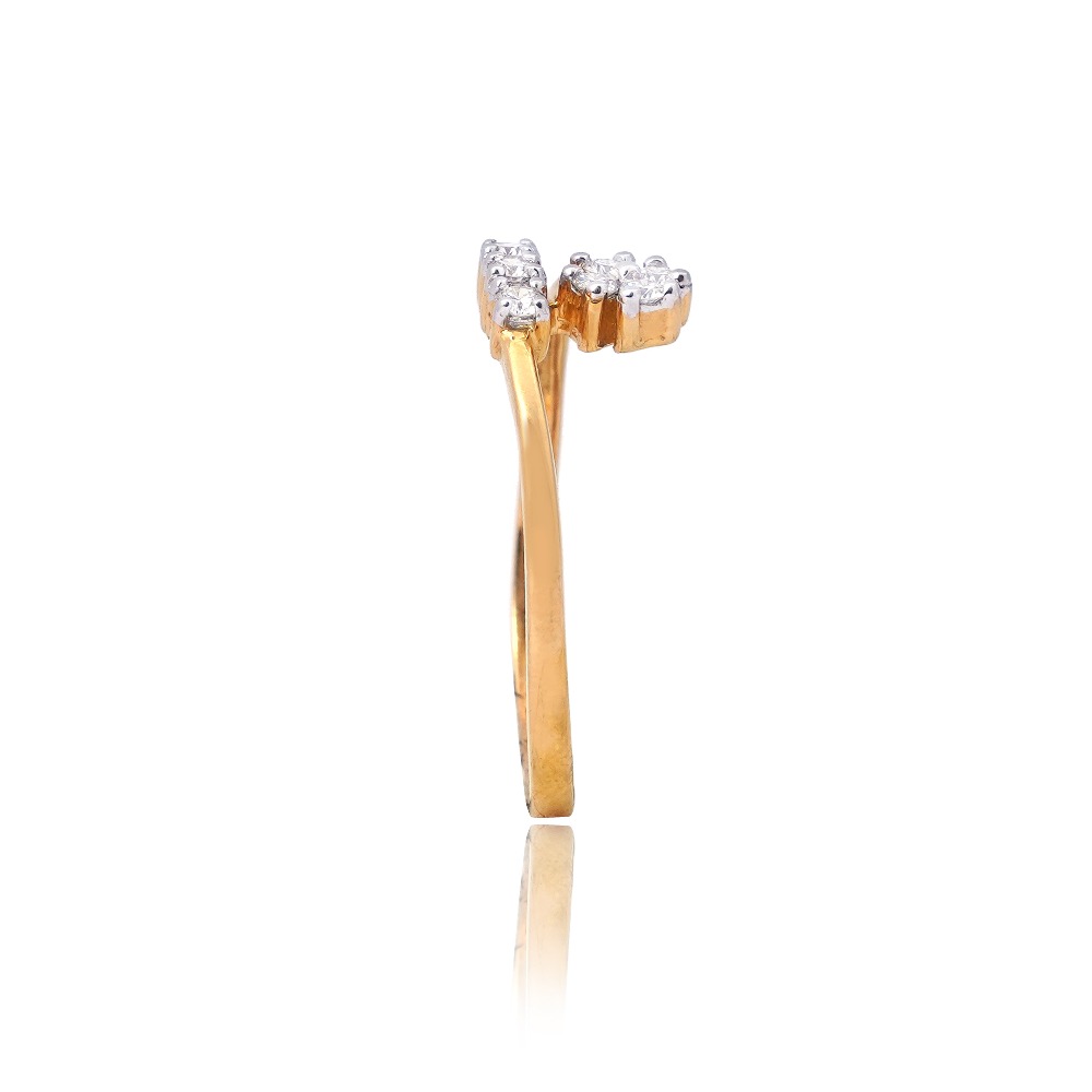 916 Gold Fancy Diamond Ring - Image 2