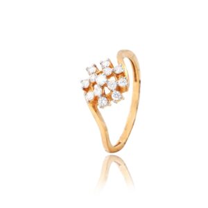 916 Gold Delicate Engagement Ring