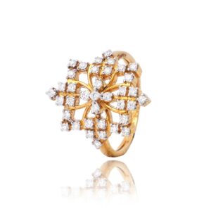 22KT Gold Fancy Diamond Ring