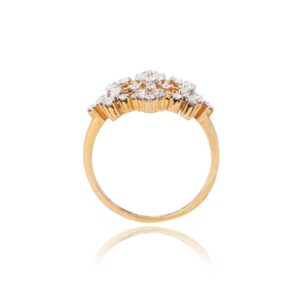 22KT Gold Fancy Diamond Ring