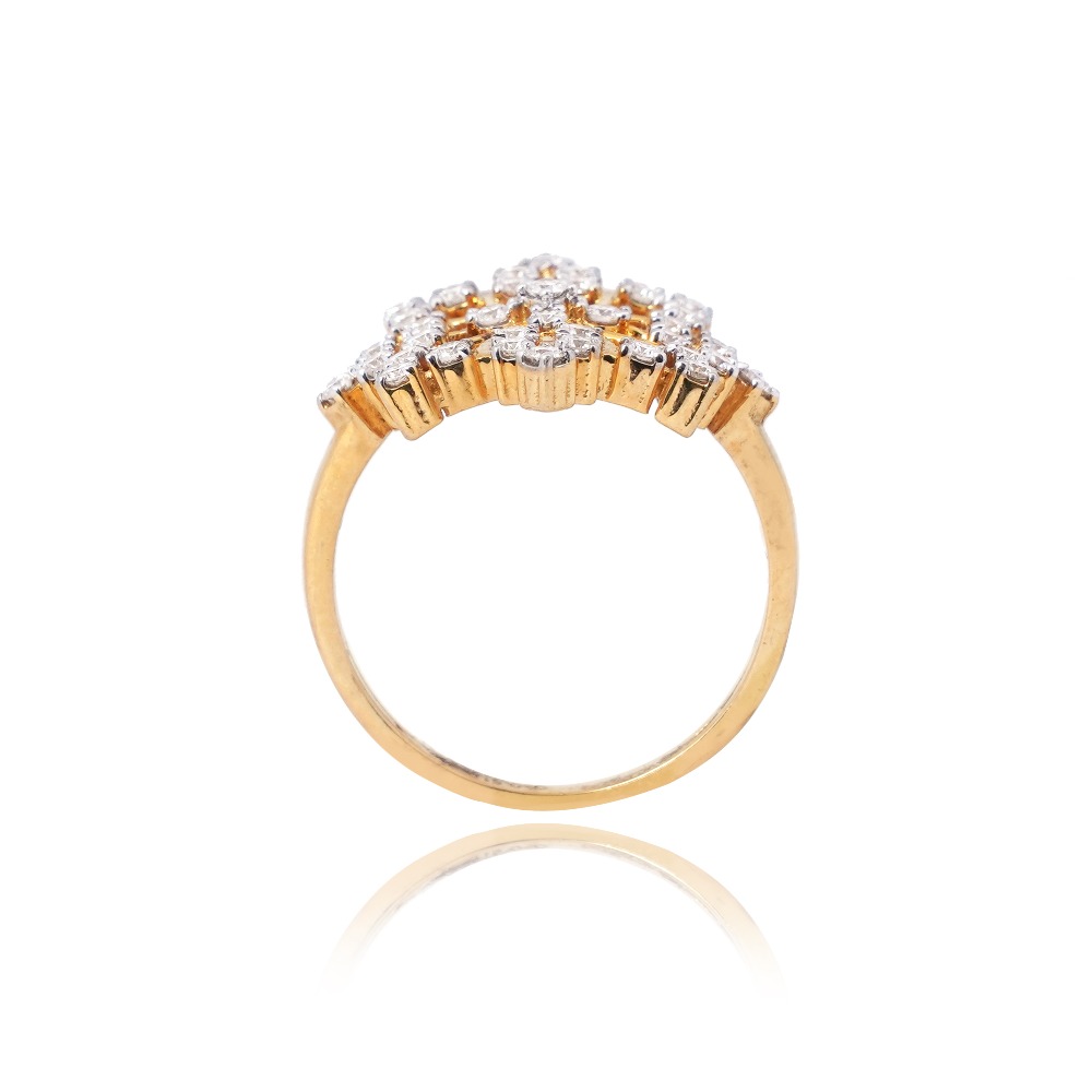 22KT Gold Fancy Diamond Ring - Image 3