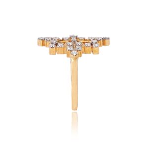 22KT Gold Fancy Diamond Ring