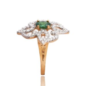 916 Gold New Morden design Diamond Ring