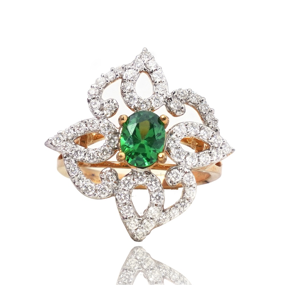 916 Gold New Morden design Diamond Ring