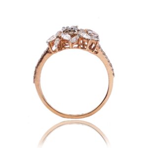 916 Gold New Stylish Diamond Design Ring For Women