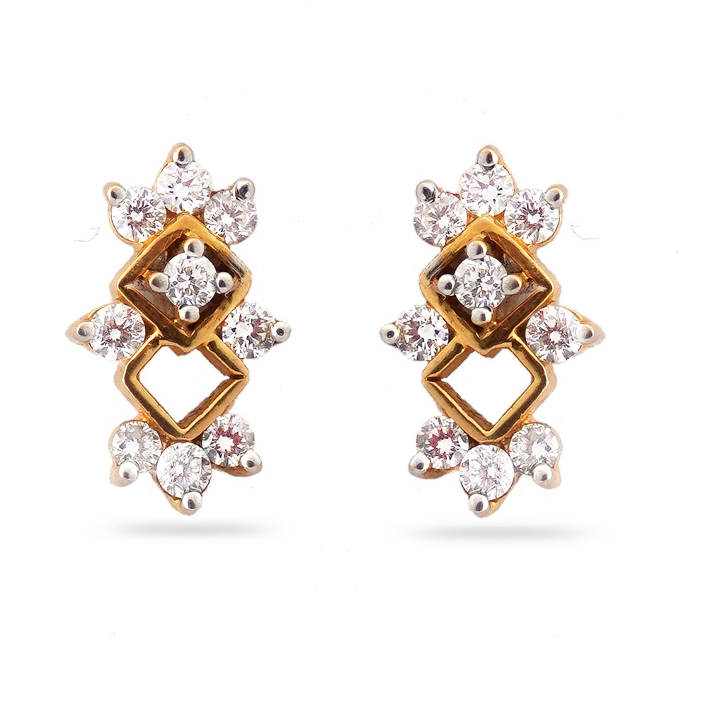916 Hallmark Gold Diamond Earring