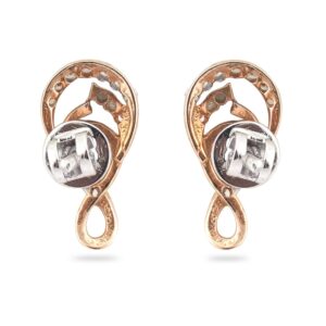Rose Gold Unique Design Earring