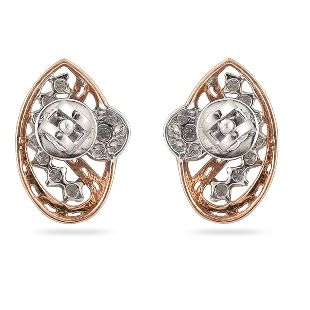 916 gold Hallmark Classis Diamond earring - Image 4