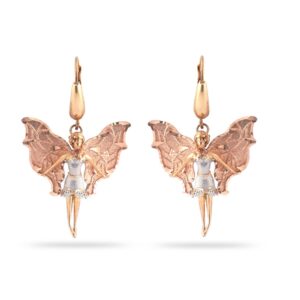 22KT Gold Butterfly Design Diamond Earring
