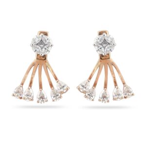 916 Gold Everstylish Design Diamond earring
