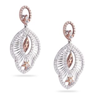 916 Gold diamond Light Weight Earring