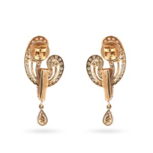 New Style Design 916 Gold Diamond Earring
