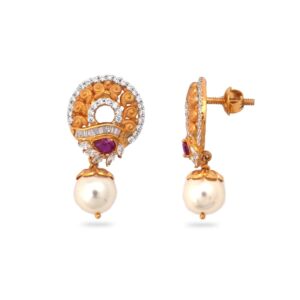 22K Gold Designer Pendant Set