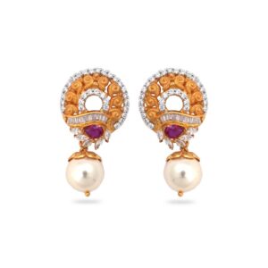 22K Gold Designer Pendant Set