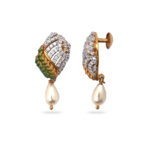 916 Gold Diamond Pendant Set