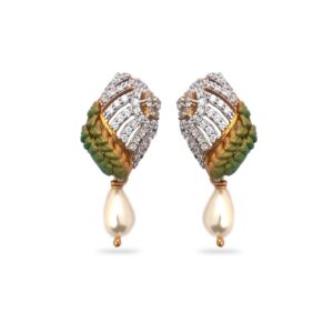 916 Gold Diamond Pendant Set