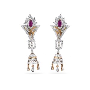 916 Gold Diamond Pendant Set