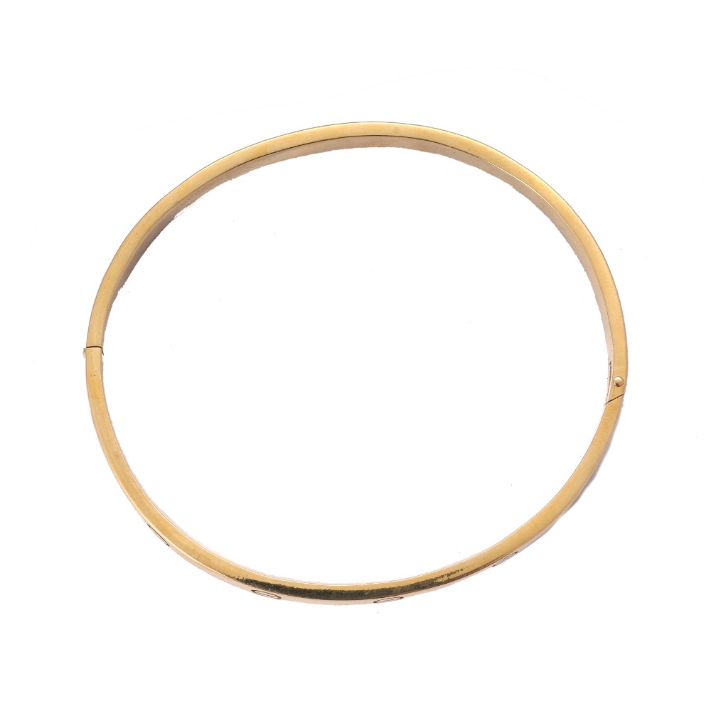 22K Gold Fancy Kada Bracelet - Image 5