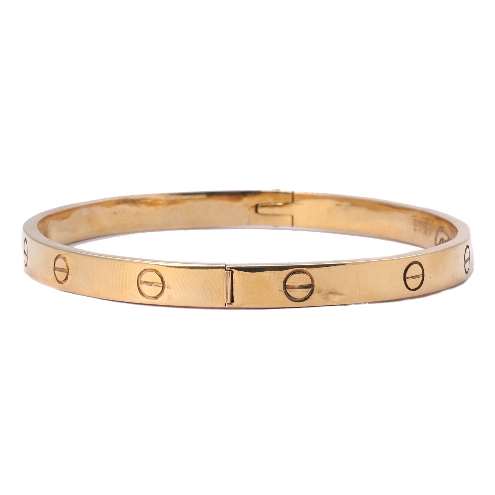 22K Gold Fancy Kada Bracelet - Image 4