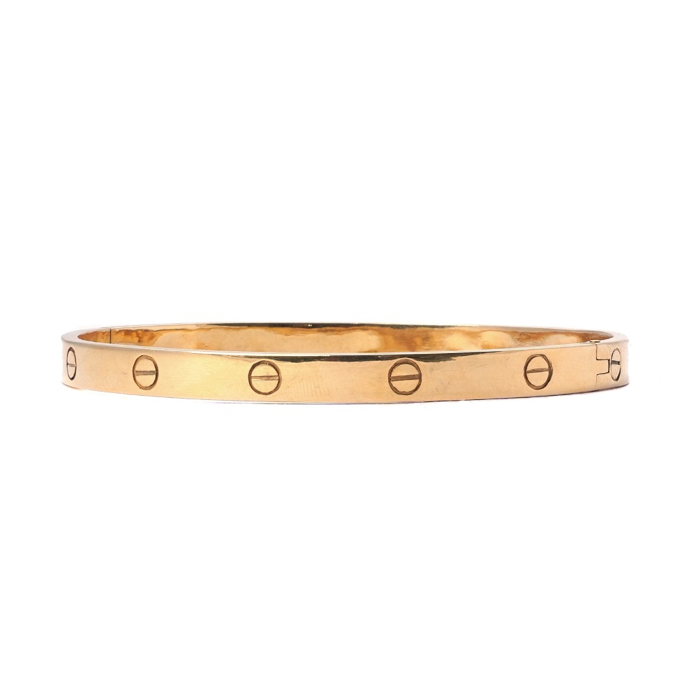 22K Gold Fancy Kada Bracelet - Image 2
