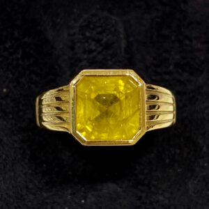 Yellow Sapphire Ring