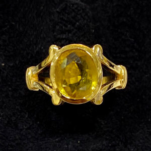 Yellow Sapphire Ring