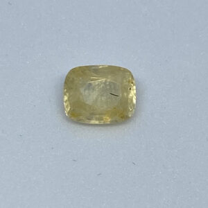 3.36ct cushion yellow yellow-sapphire-pukhraj