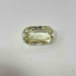 5.50ct cushion yellow yellow-sapphire-pukhraj