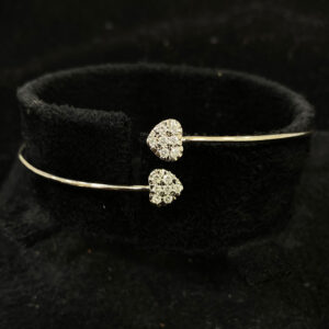 Delicate Heart Shape Diamond Bracelet