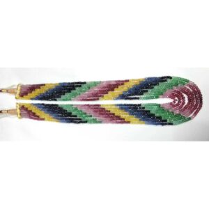 Natural Gemstone Multicolored Beads