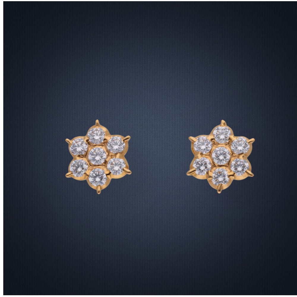 14 DIAMONDS EARRINGS 22KT CT-01