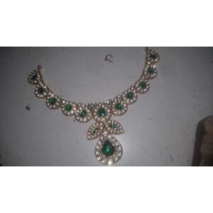 22KT Gold Antique Jadtar Necklace