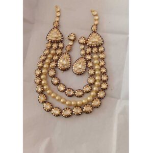 22KT Gold Jadau Necklace set