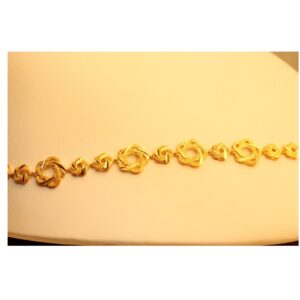 Star Shape 916 Gold Delicate Bracelet