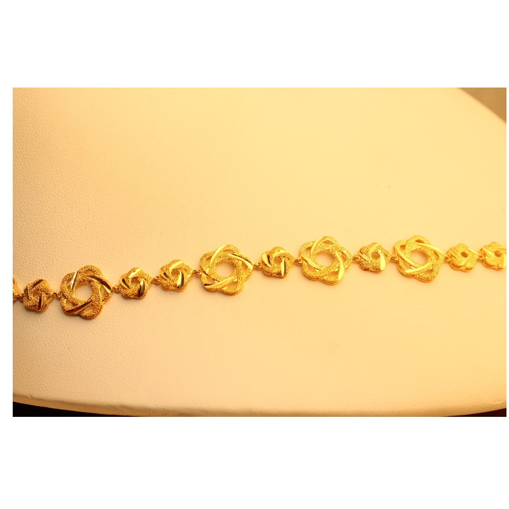 Star Shape 916 Gold Delicate Bracelet