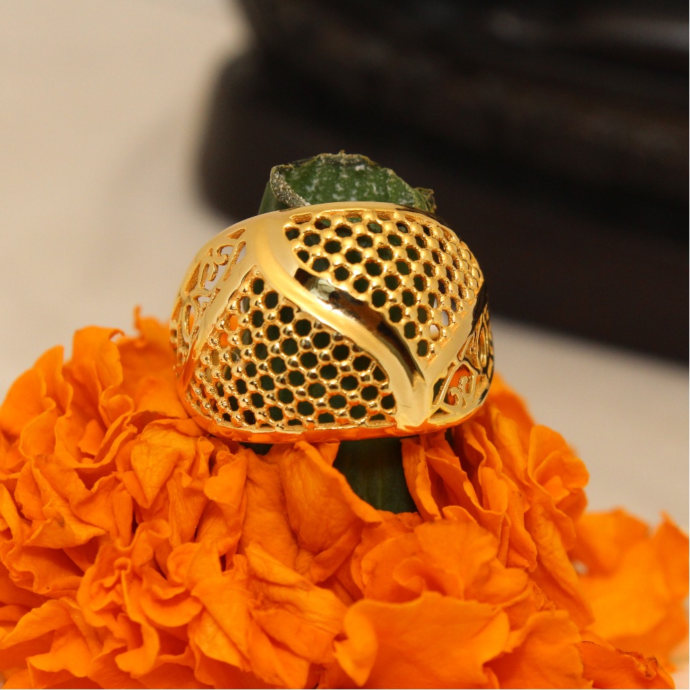 22KT Plan Gold Rings For Women