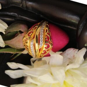 22KT Gold Fancy Engagement Ring