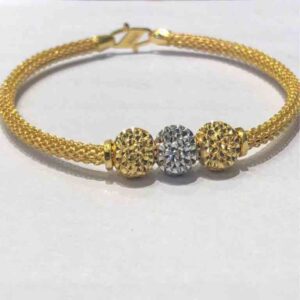 Modern 916 Yellow Bracelet For Ladies