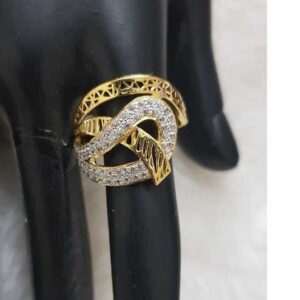 916 Gold Modern Diamond Ring