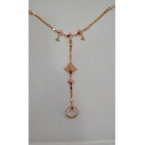 22KT Gold Antique Style Ladies Pocha