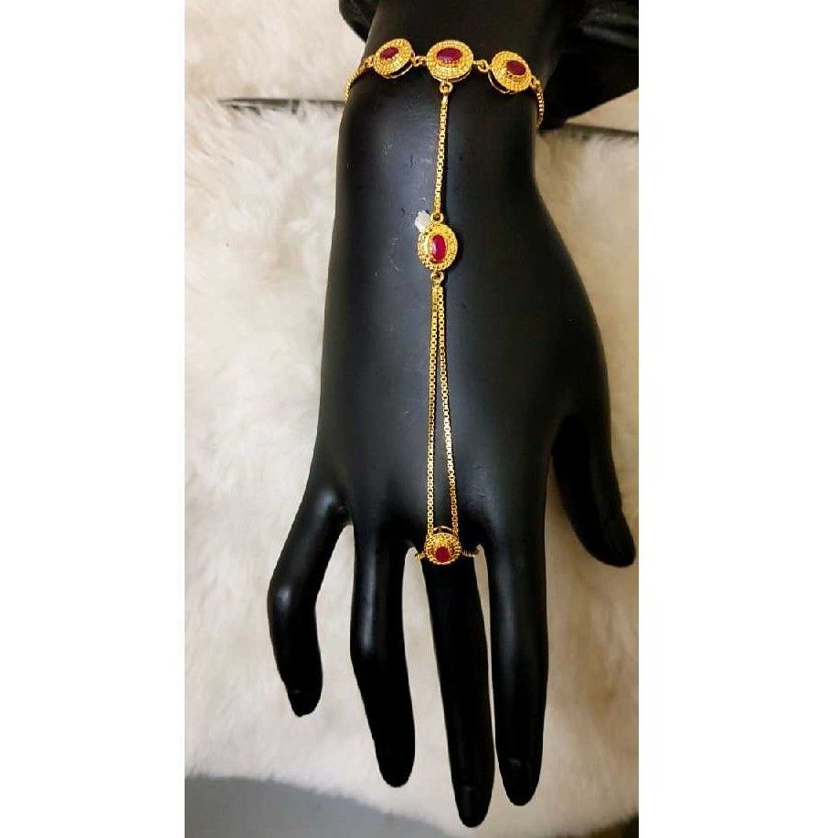 916 Gold Simple Ladies Hath Phool
