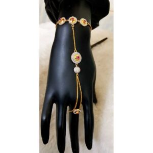 Delicate  916 Gold Ladies Hath Phool