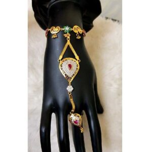 Modern 916 Gold Hath Phool