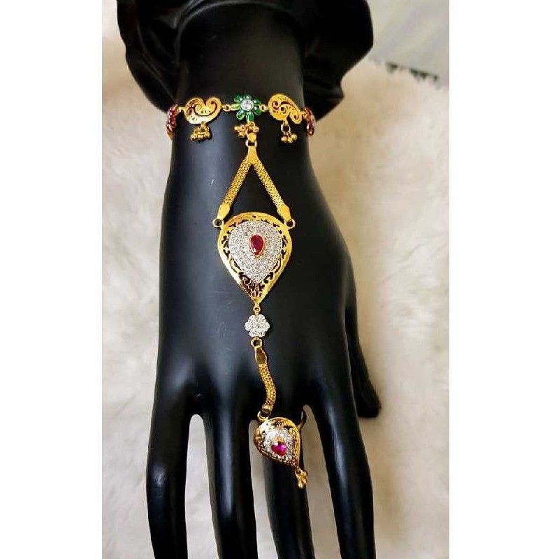 Modern 916 Gold Hath Phool