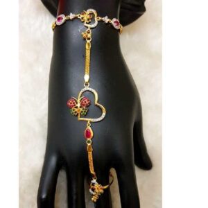 Heart Shape 916 Gold Ladies Pocha