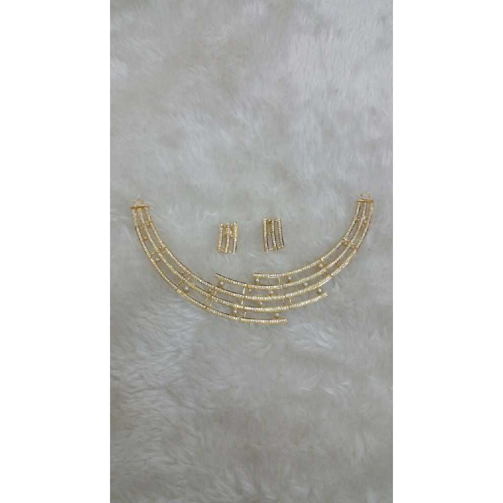 Modern 22Kt Gold Ladies Necklace