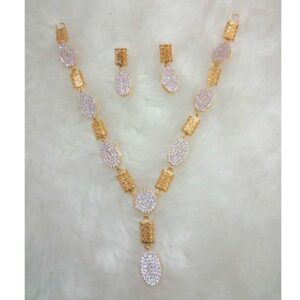 Designer 916 Gold Ladies Necklace Set