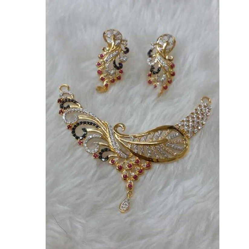 916 Gold Stylish Ladies Necklace Set